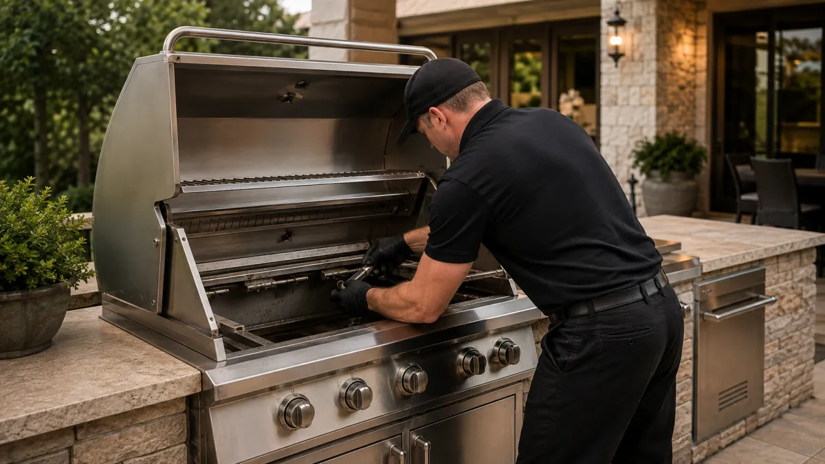 Gas Grill Basic Cleaning in Dallas