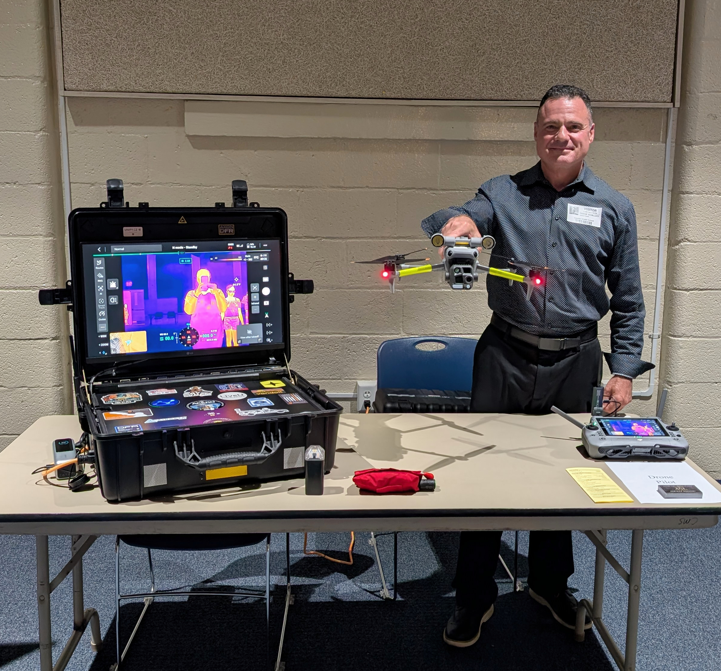 Professional operating drone equipment
