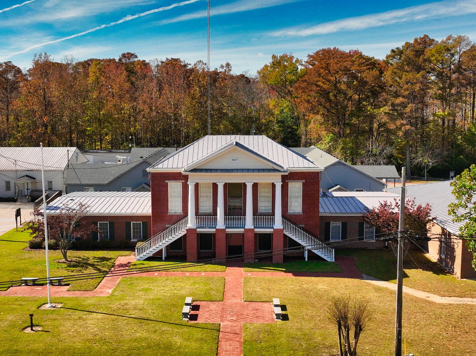 Aerial - building complex