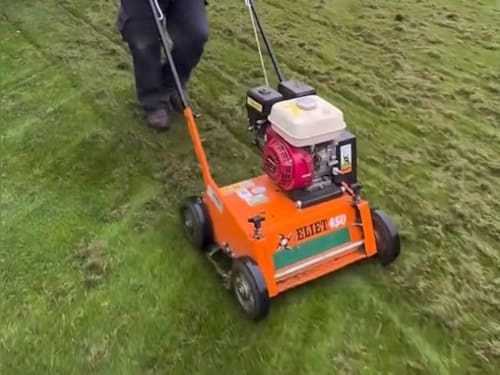 Lawn Scarification in Ellesmere
