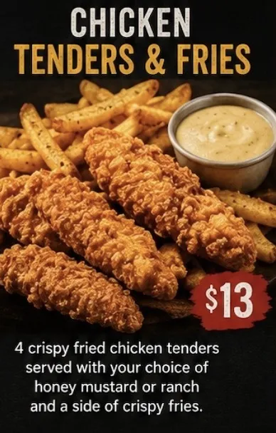 Chicken Tenders & Fries, Salt & Pepper Food Truck
