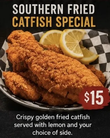 Southern Fried Catfish Special, Salt & Pepper Food Truck
