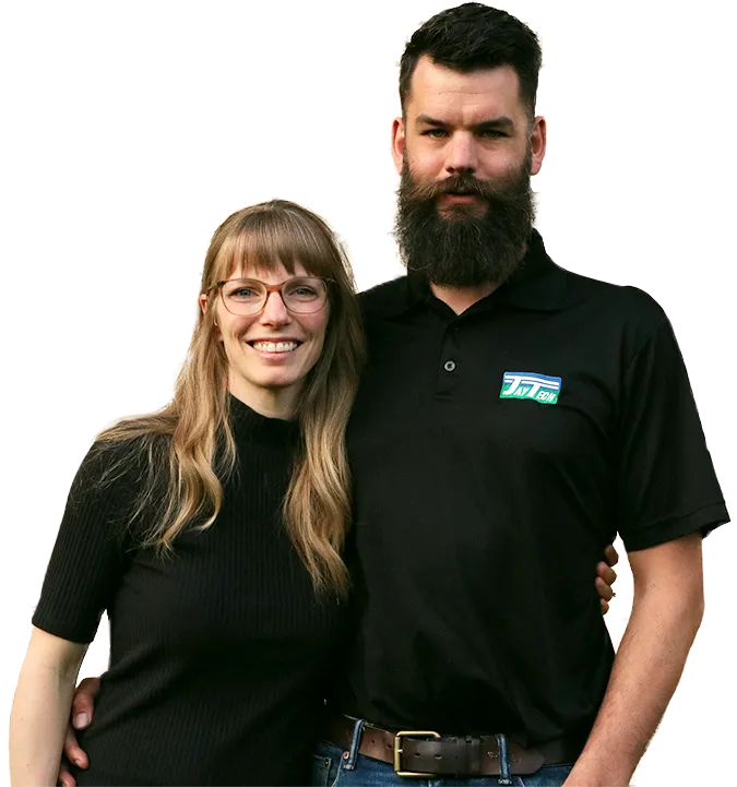 Tom and Cara Riemersma, managers of the Guelph location of Jaytech Plumbing