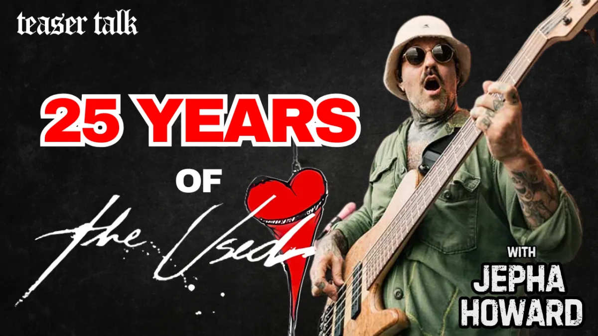 Jepha Howard of The Used Interview - Sydney Opera House, MCR, New Music | Teaser Talk