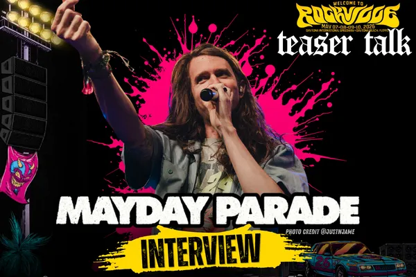 Mayday Parade talks 20 years, new music, and Rockville with Teaser Talk.
