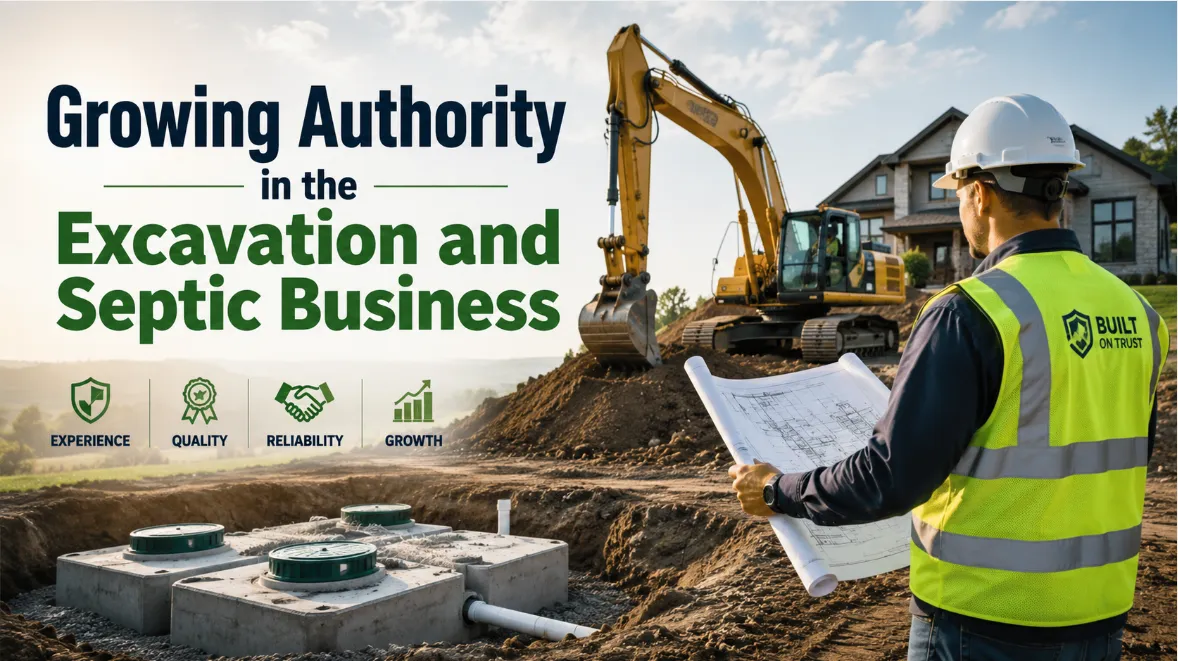  Growing Authority in the Excavation and Septic Business