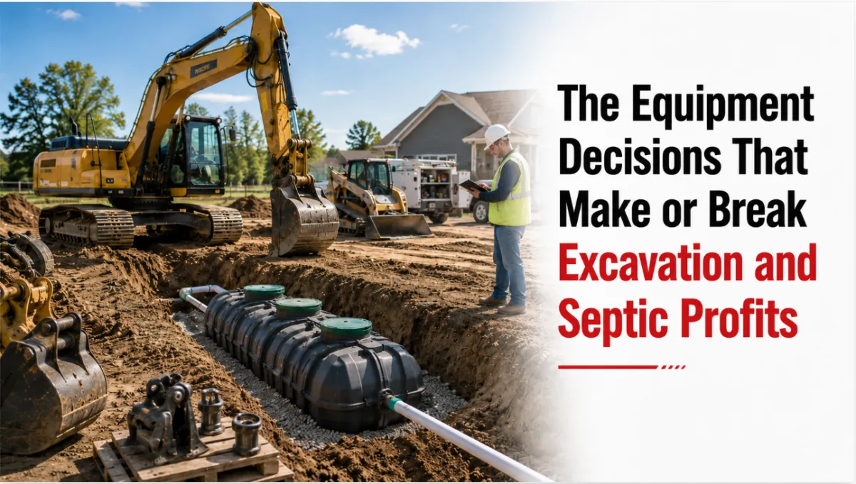 The Equipment Decisions That Make or Break Excavation and Septic Profits
