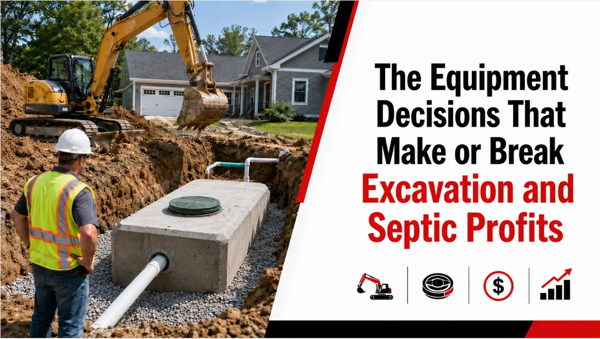 The Equipment Decisions That Make or Break Excavation and Septic Profits