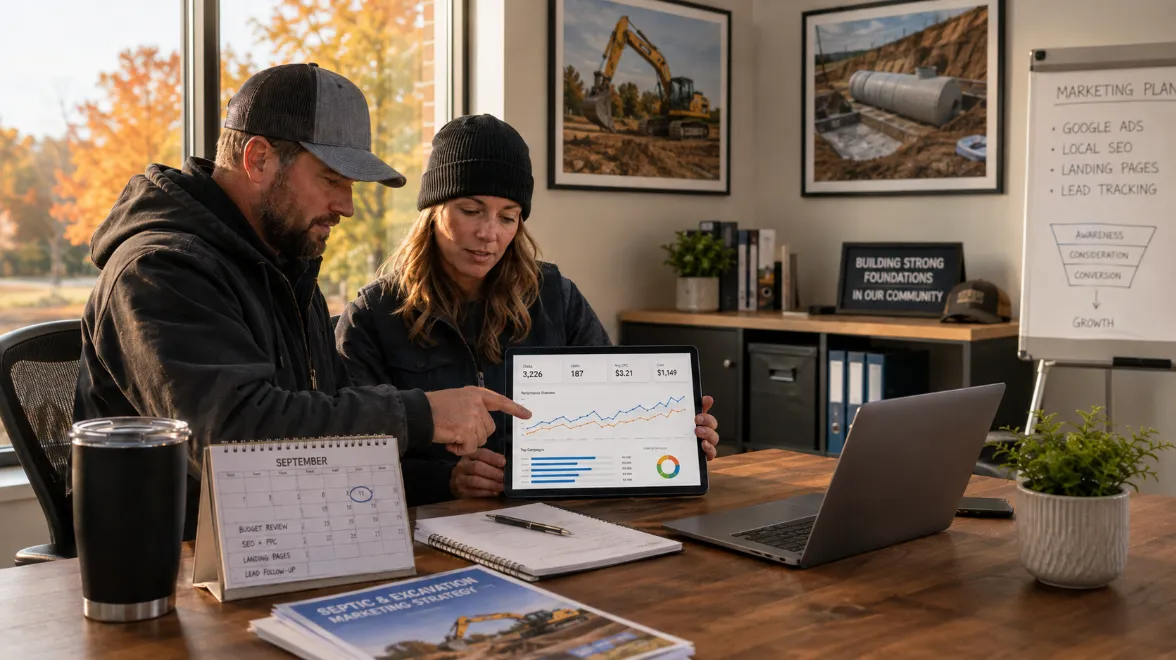 Google Ads for Excavation and Septic Contractors: What to Change in September