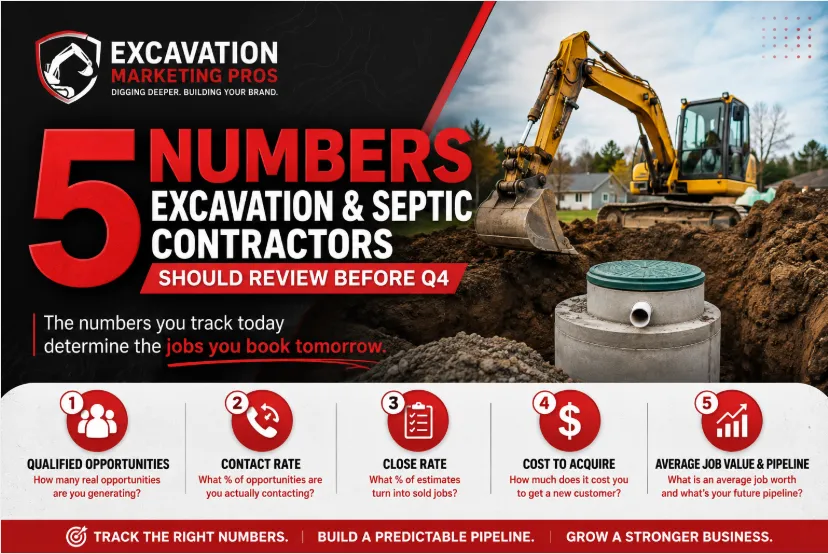 The 5 Numbers Excavation and Septic Contractors Should Review Before Q4