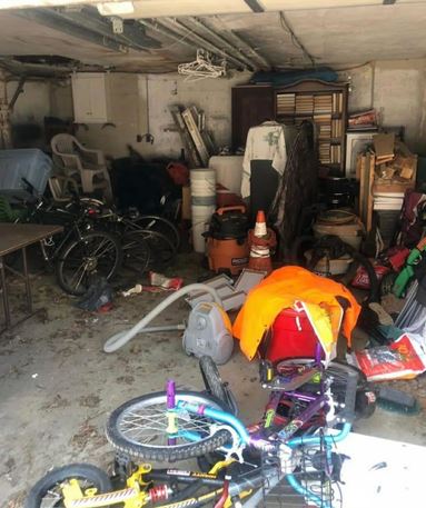 Before a junk removal job in Cheltenham, Philadelphia area
