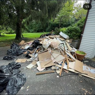 Before a junk removal job in Frankford, Philadelphia area