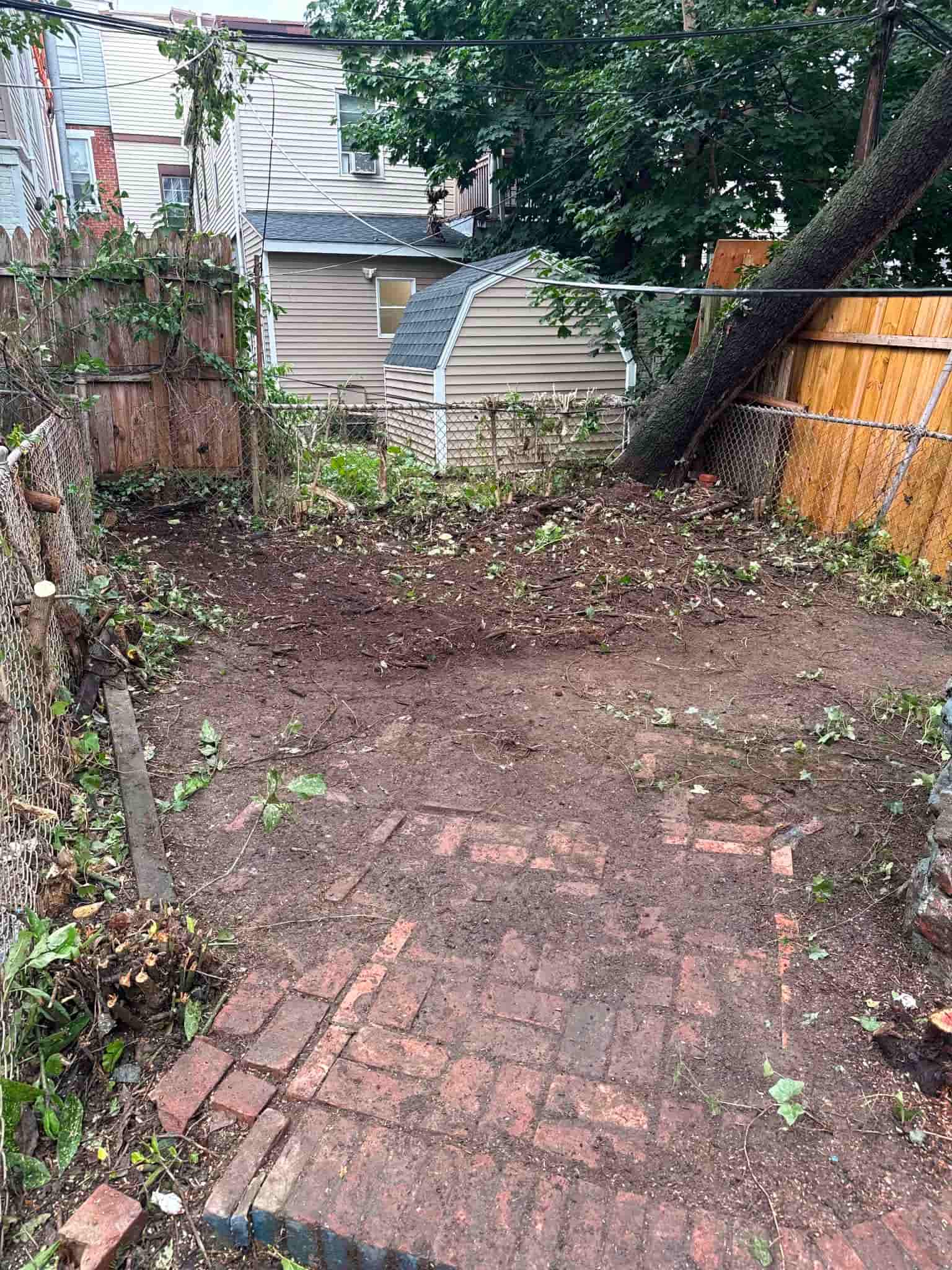 Shed site cleared after demolition in Philadelphia