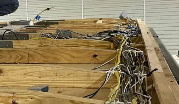 RV Electrical Roof Wires
