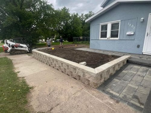 Landscape Bed Installation in Brainerd