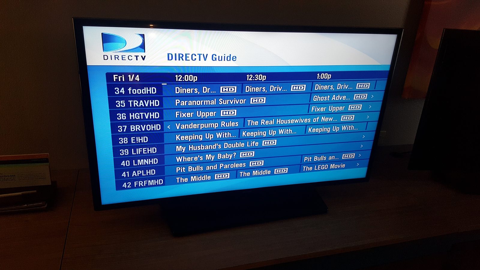Hotel room TV installed by All Soul Tech in Colorado