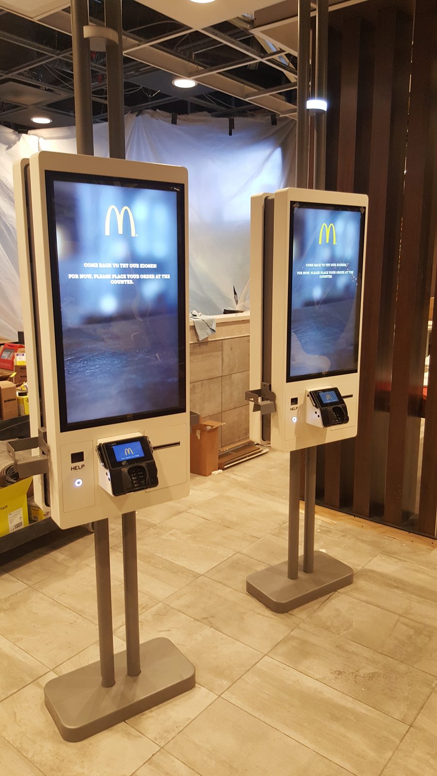 McDonald's self order kiosks installed by All Soul Tech in Colorado