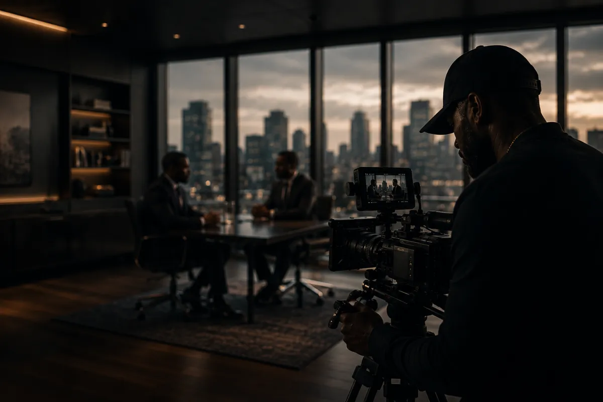 About us cinematic conference room