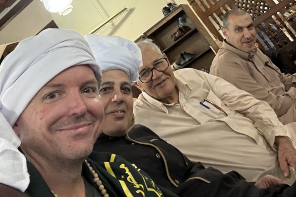 Trent Leyshan in Cairo 