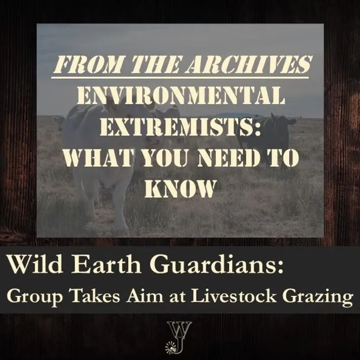 WildEarth Guardians:  Group Takes Aim at Livestock Grazing