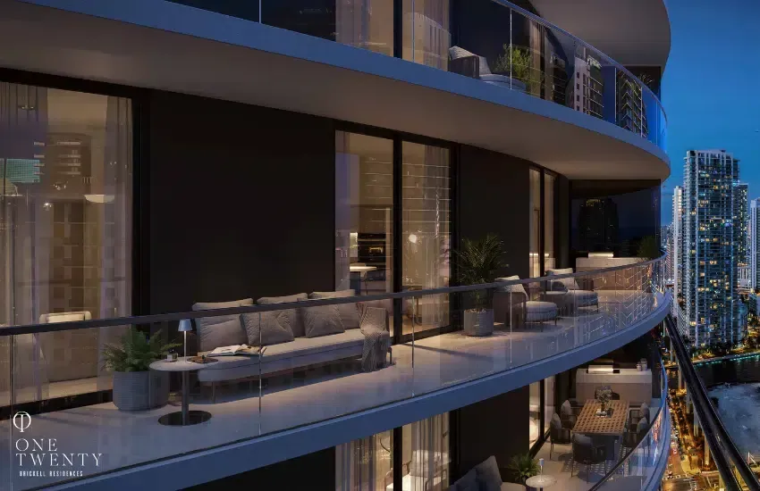 Facade image of Solstice Residences Miami, daytime shot highlighting balconies and glazing; 3:2 landscape thumbnail.