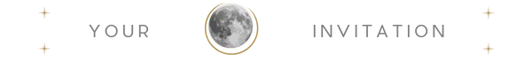 New Moon Lunar Ceremony Invitation