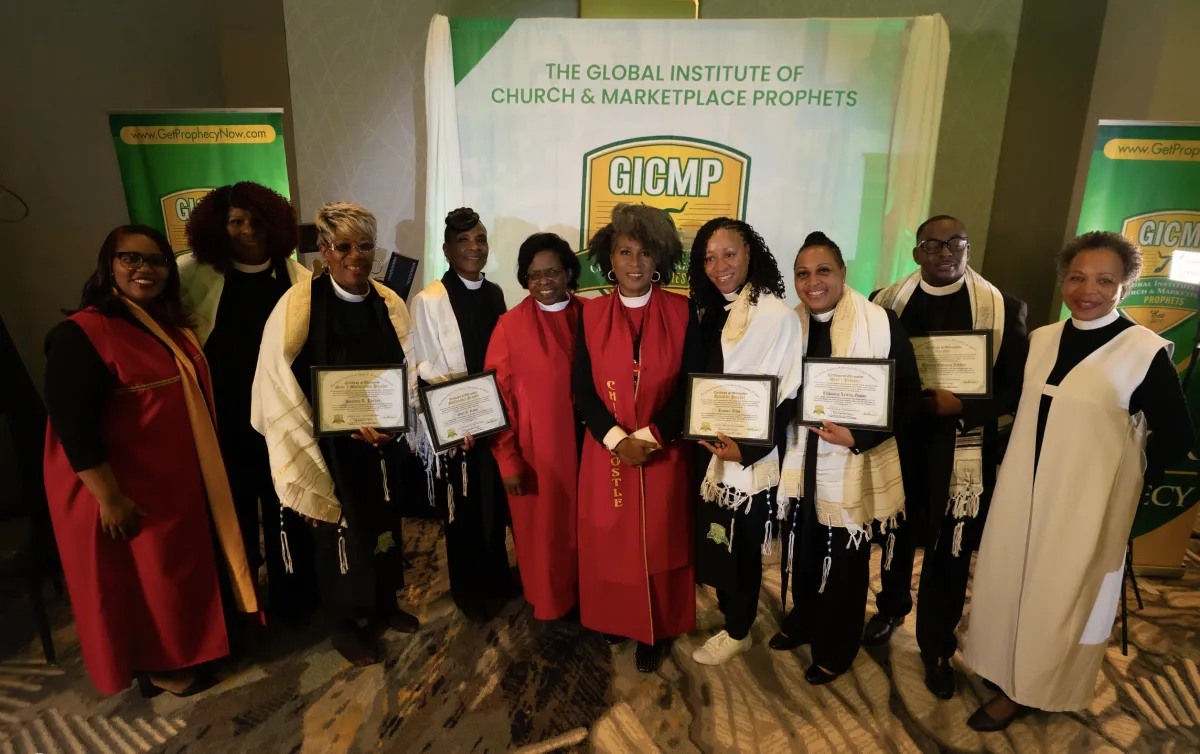 Apostle Dwann and Apostle Marilyn with the new Prophets and Teacher