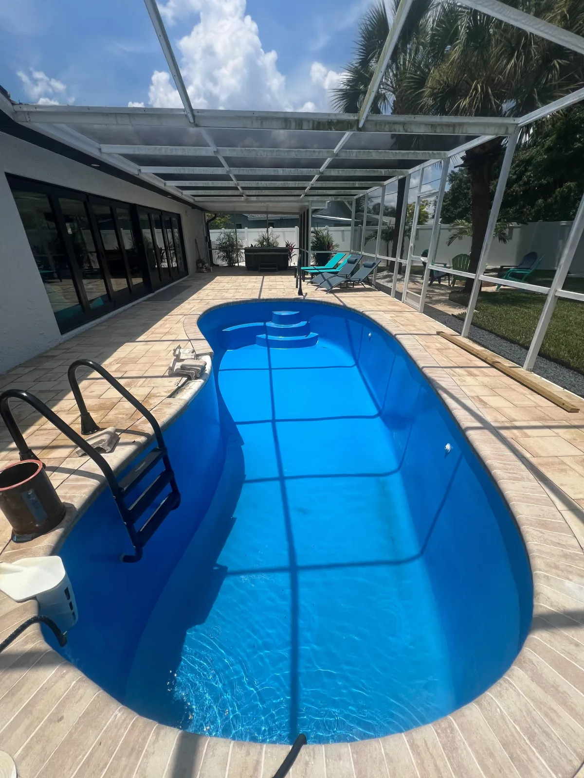 Athens GA pool crack repair project