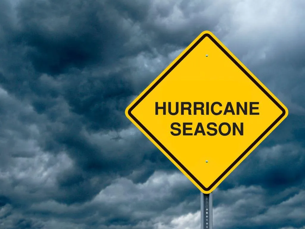 hurricane season sign