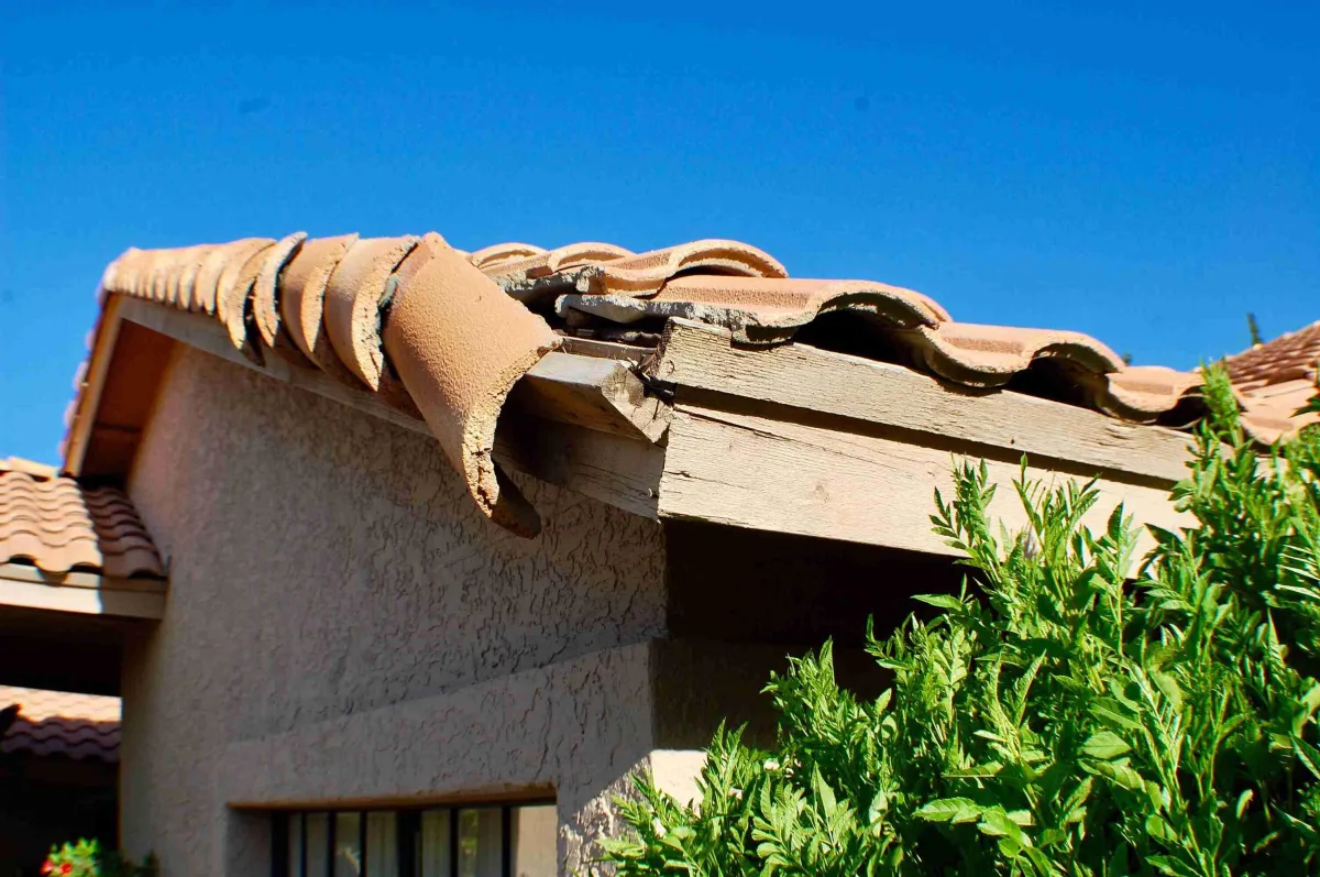 Jacksonville homeowner preparing roof for hurricane season with professional inspection
