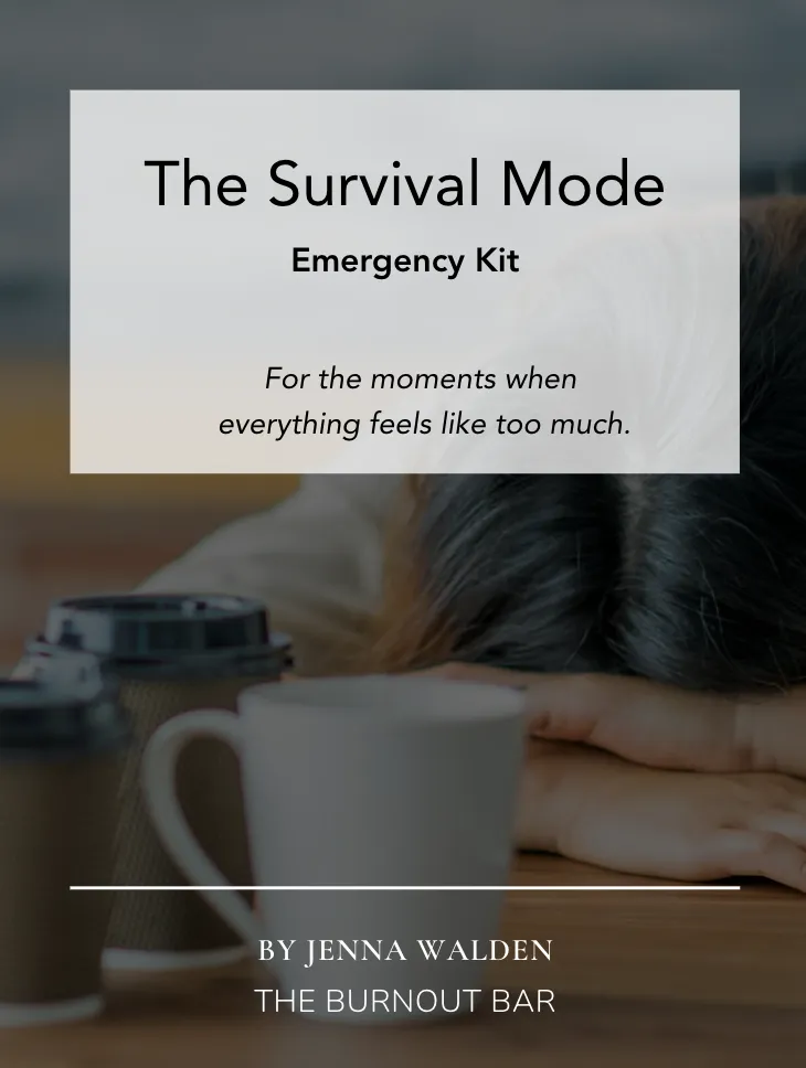 Survival Mode Emergency Kit digital toolkit for overwhelming moments