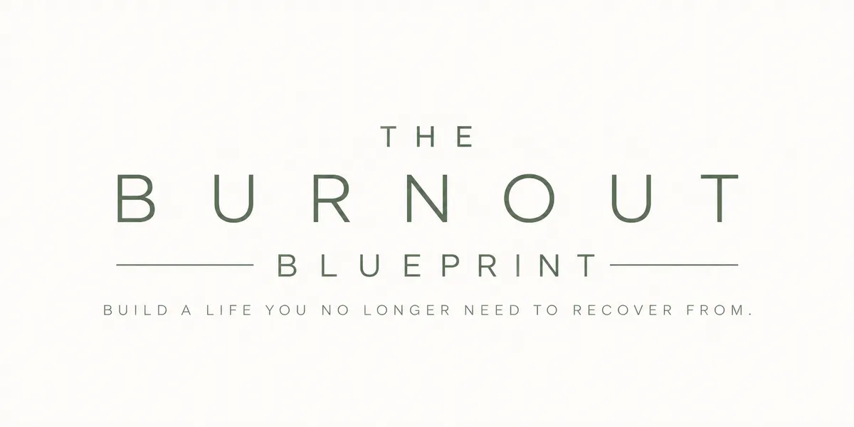 The Burnout Blueprint self-paced burnout recovery program