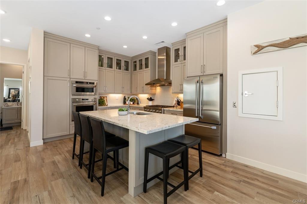 Fully equipped modern kitchen space