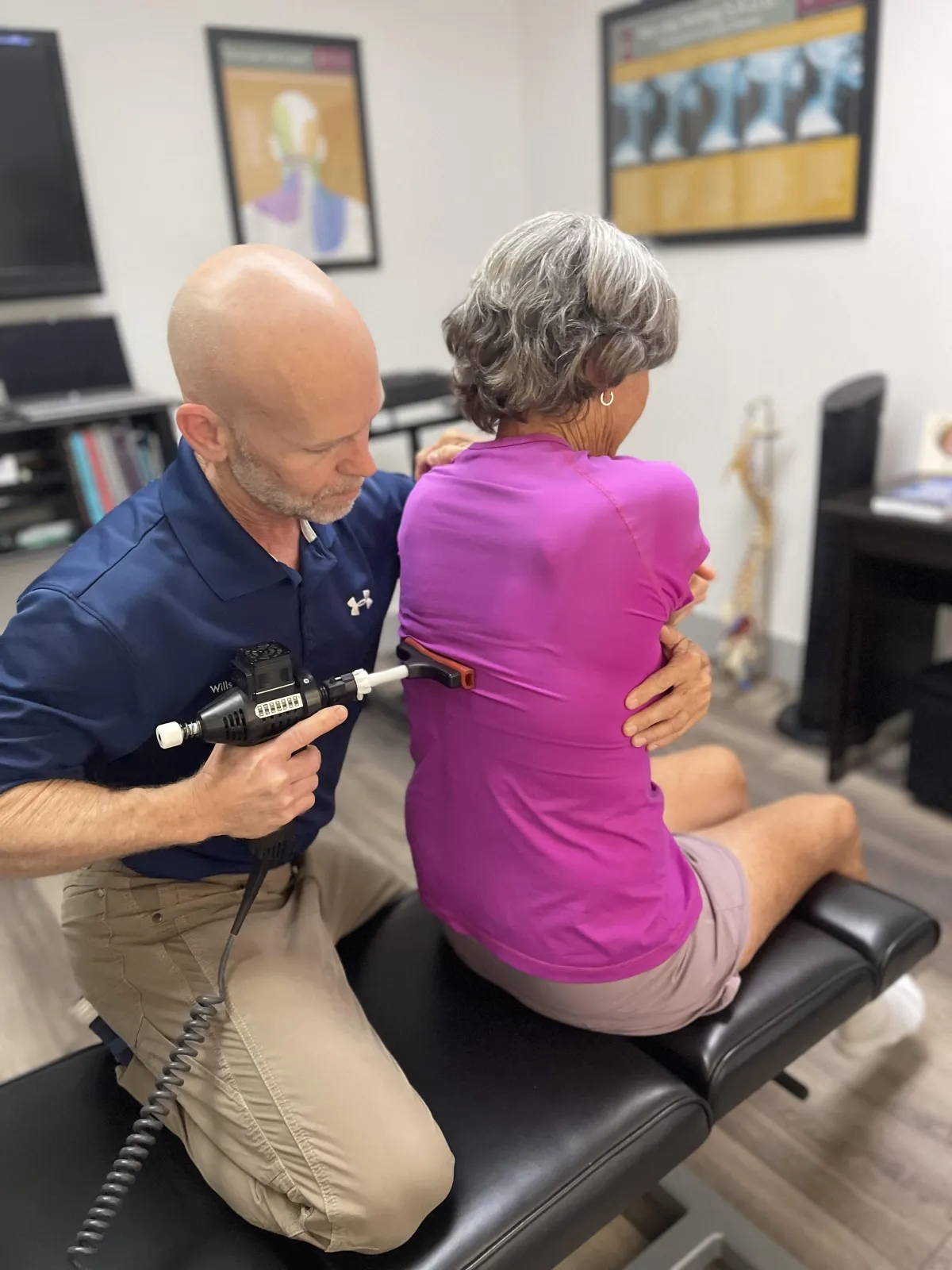 a person wearing a garment