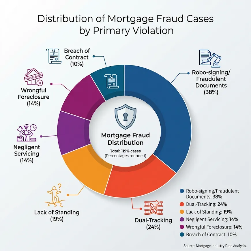 Mortgage Fraud Cases Pie Chart