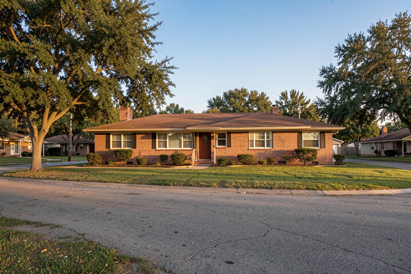 Mid-century brick ranch home in an established Haltom City, TX neighborhood