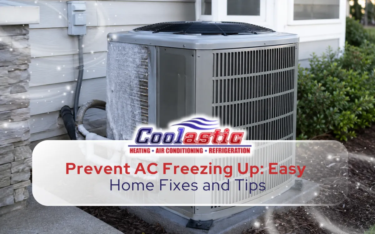 Home air conditioner showing signs of ac freezing up