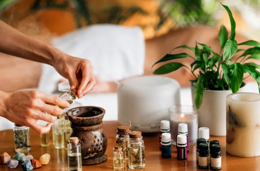Aromatherapy massage