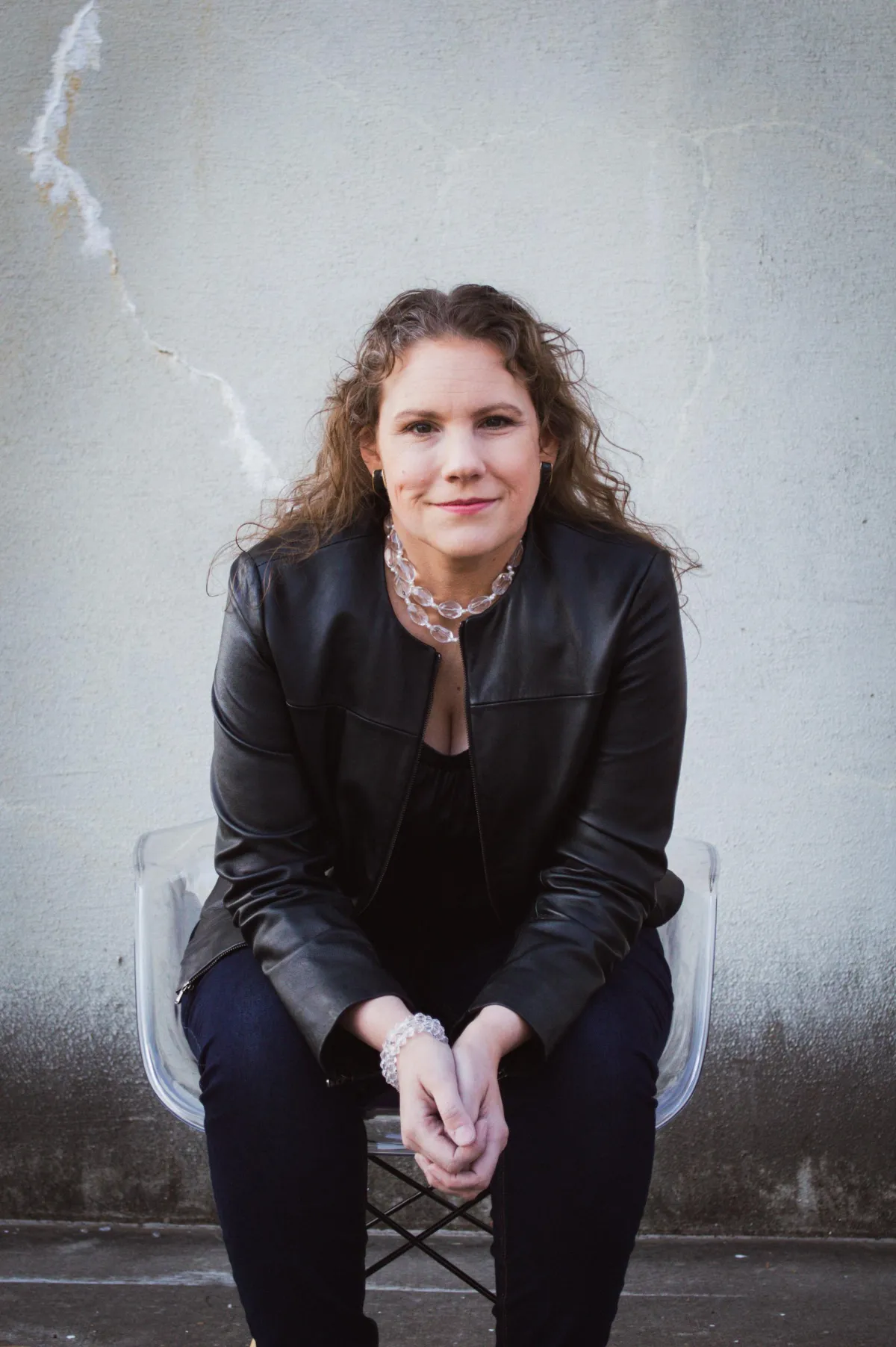 Dr. Leslie Jensen-Inman sitting