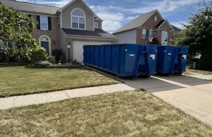 Highland Park delivers residential dumpsters to all neighborhoods.