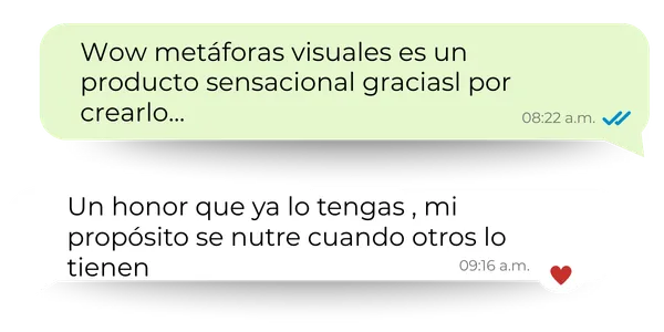 Testimonio de facilitador por WhatsApp