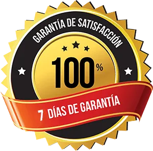 Garantía de satisfacción 100% - 7 días