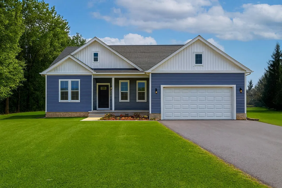 landscape photo of 2-storey house
