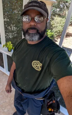 Thomas Ivy on a Saturday side job, October 2024, South Carolina