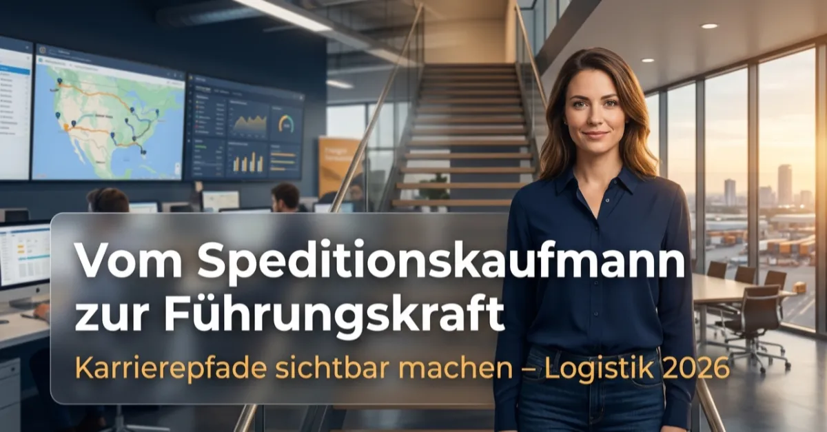 Vom Speditionskaufmann zur Führungskraft: Karriere 2026