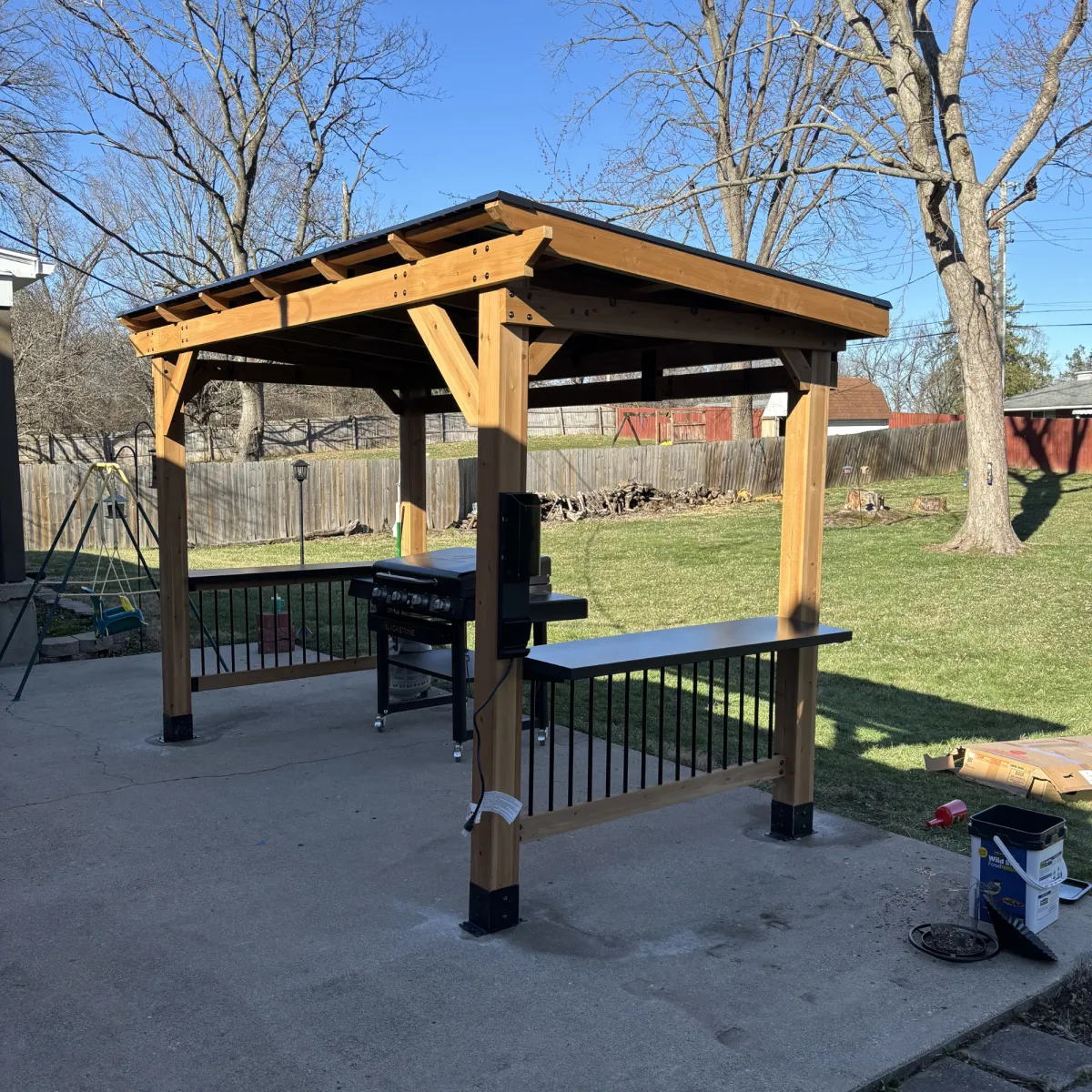 back yard gazebo