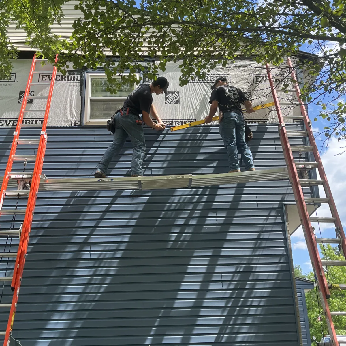 Siding install