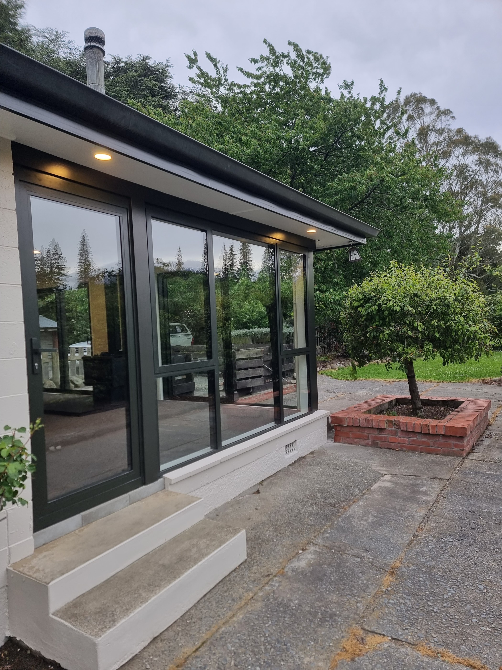 Custom residential build with large window joinery by a licensed Methven builder