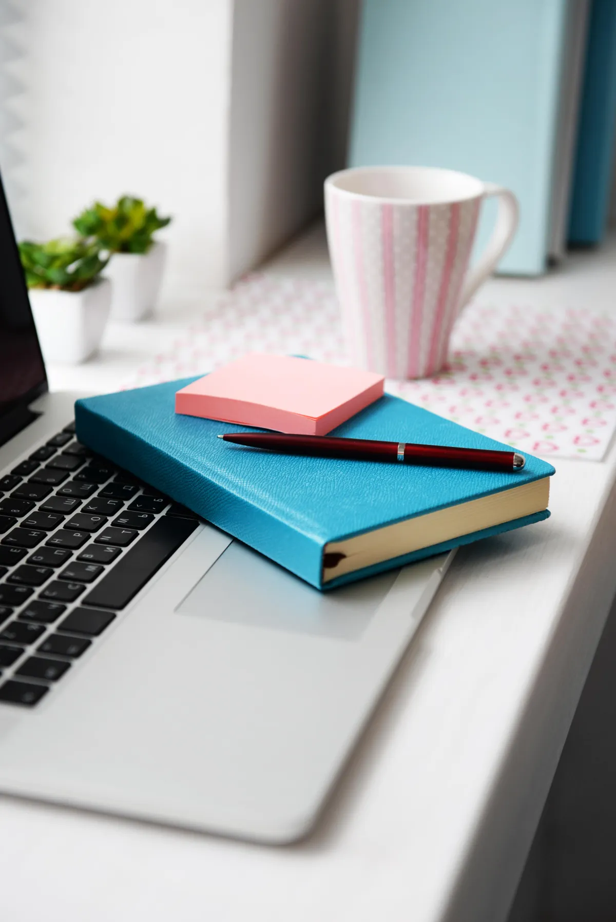 books and laptop