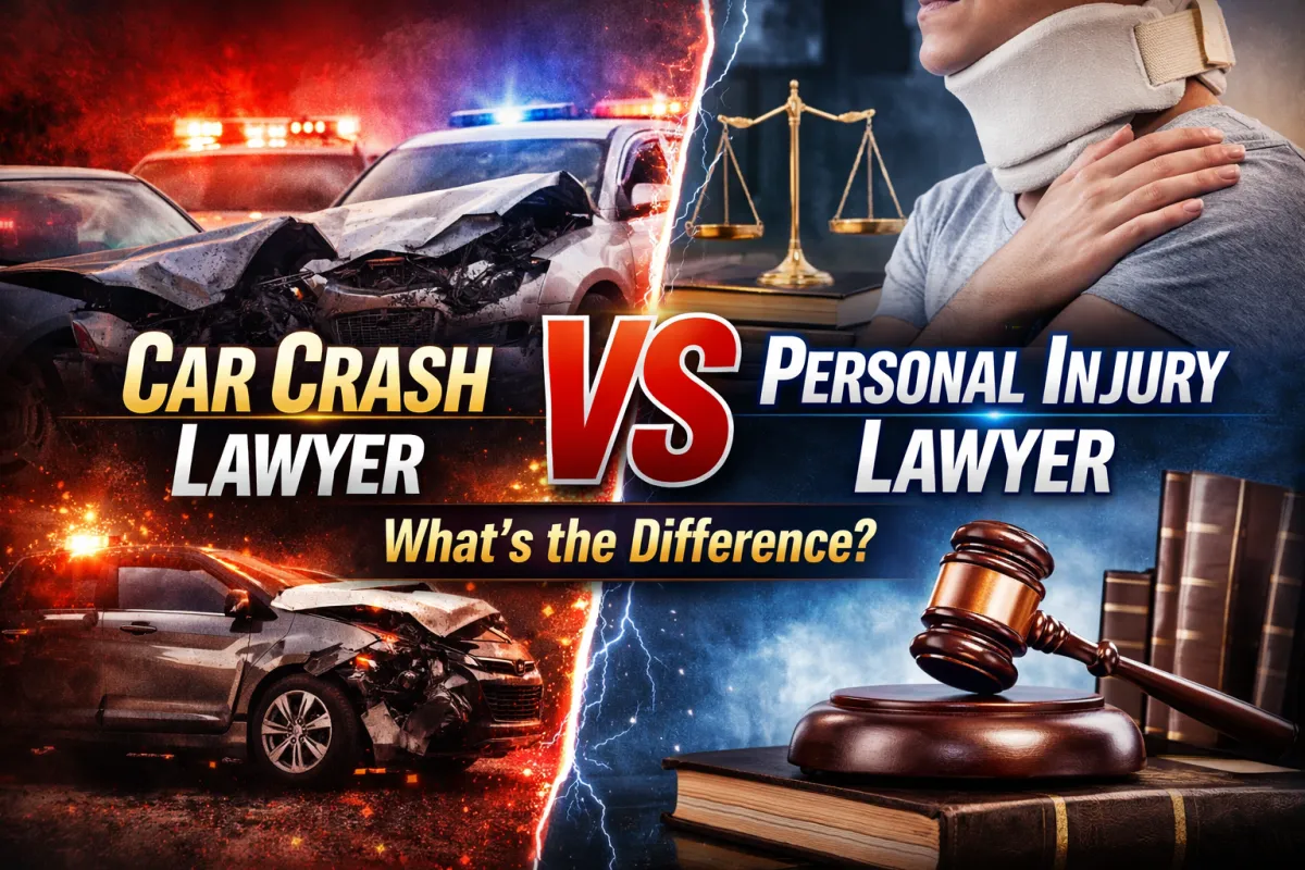 Car Crash Lawyer Vs Personal Injury Lawyer